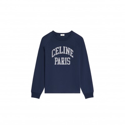 CELINE LONG SLEEVED T-SHIRT IN COTTON JERSEY RX0CC507Z.07OW